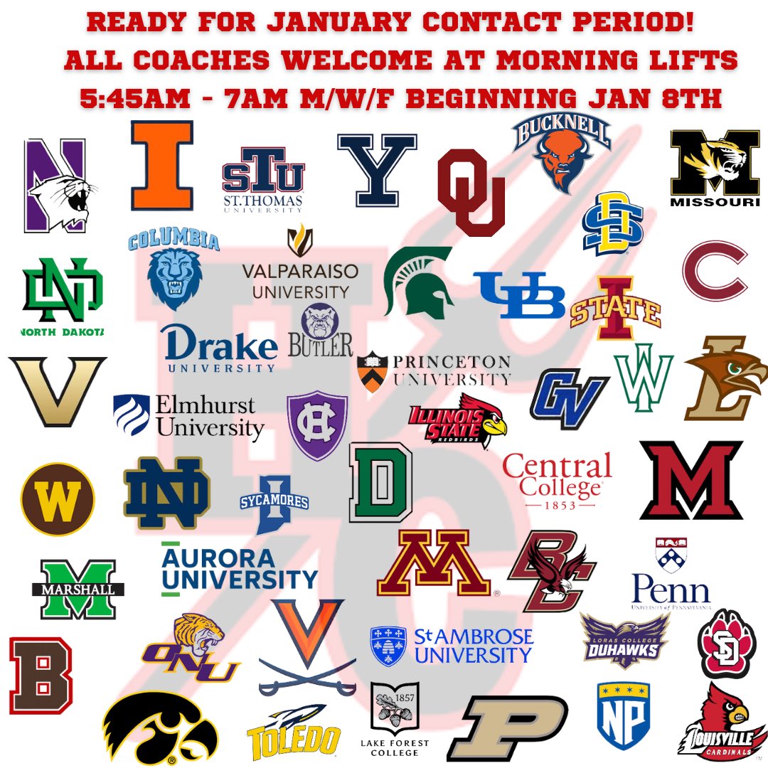 HCRedDevilFB's tweet image. Looking forward to the 2025 offseason and meeting with schools interested in our Red Devil student athletes! Stop by the Bouchard MWF 5:45-7am. Contact Coach Griffin(bgriffin@hinsdale86.org)or schedule another time here calendar.app.google/7oziG4VPjYmUhT…
Also visit 

hinsdalecentralrecruits.com/football