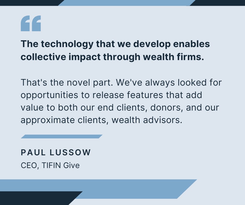 Give, A TIFIN Company (@tifingive) on Twitter photo We take pride in being more than just another vendor; we see ourselves as a true philanthropic technology partner to wealth firms. The recent launch of our collaborative public campaign feature is one example of this commitment.
Read more in <a href="/finplan/">Financial Planning</a>:
hubs.li/Q031mtsd0 We take pride in being more than just another vendor; we see ourselves as a true philanthropic technology partner to wealth firms. The recent launch of our collaborative public campaign feature is one example of this commitment.
Read more in <a href="/finplan/">Financial Planning</a>:
hubs.li/Q031mtsd0