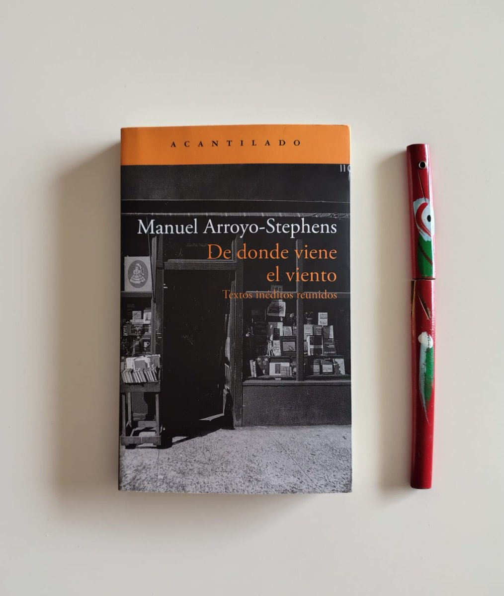 Víctor Colden (@viccolden) on Twitter photo «Nunca he tenido tanto la sensación de estar escuchando a una diosa».
Manuel Arroyo-Stephens sobre María Zambrano, en «De donde viene el viento», <a href="/Acantilado1999/">Acantilado</a>:
acantilado.es/catalogo/de-do…
(Días de enero con la prosa fascinante de Arroyo-Stephens, con su mirada, con su humor). «Nunca he tenido tanto la sensación de estar escuchando a una diosa».
Manuel Arroyo-Stephens sobre María Zambrano, en «De donde viene el viento», <a href="/Acantilado1999/">Acantilado</a>:
acantilado.es/catalogo/de-do…
(Días de enero con la prosa fascinante de Arroyo-Stephens, con su mirada, con su humor).