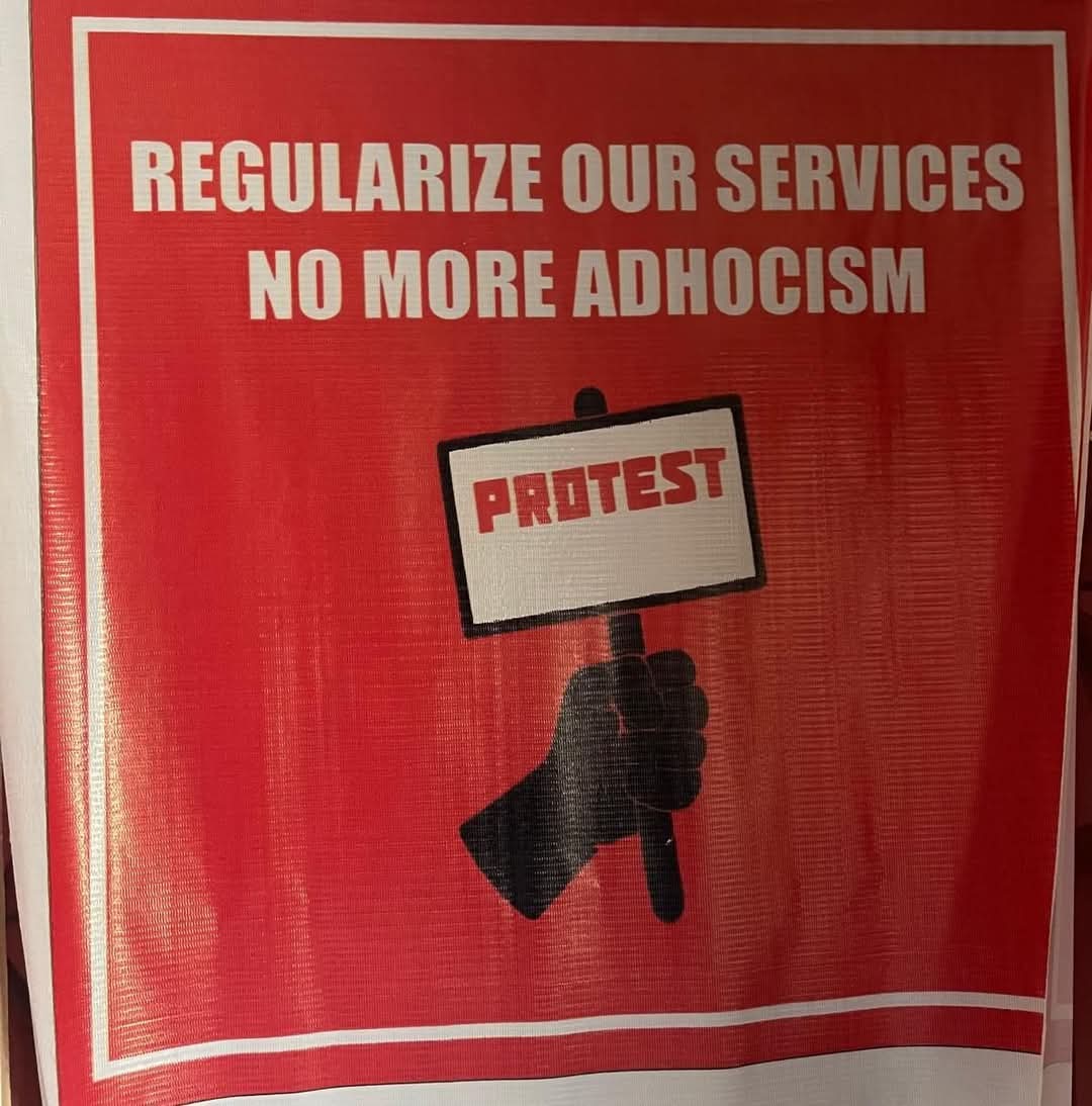 pirzada hidayatullah (@pirzadahidayat) on Twitter photo When all the Democratic means r Exhausted, Protest is the Only Resort.The only Engineering service where an MD/CE is drawing the Salary of AE/JE.
All Power Engineers going on a Mass Protest leave Tomorrow in Entire J&k
Hope Justice Will Prevail
<a href="/OmarAbdullah/">Omar Abdullah</a>
<a href="/OfficeOfLGJandK/">Office of LG J&K</a> When all the Democratic means r Exhausted, Protest is the Only Resort.The only Engineering service where an MD/CE is drawing the Salary of AE/JE.
All Power Engineers going on a Mass Protest leave Tomorrow in Entire J&k
Hope Justice Will Prevail
<a href="/OmarAbdullah/">Omar Abdullah</a>
<a href="/OfficeOfLGJandK/">Office of LG J&K</a>