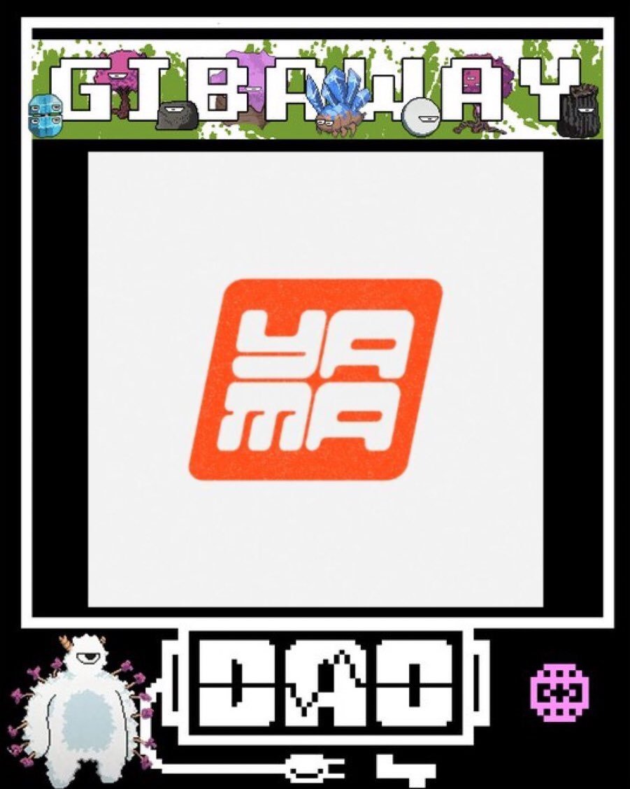 🎁TUESDAY GIBAWAY🎁

🏆Prizes:                      

-7 WL for <a href="/Abstrabbits/">Abstract Rabbit✳️</a>
x.com/Abstrabbits/st…

-10 WL for <a href="/PixelPengus_/">Pixel Pengus</a>
x.com/PixelPengus_/s…

-15 GTD, 30 FCFS for @yama_wrld 
x.com/yama_wrld/stat… 

Get your DAO pass : magiceden.io/ordinals/marke…