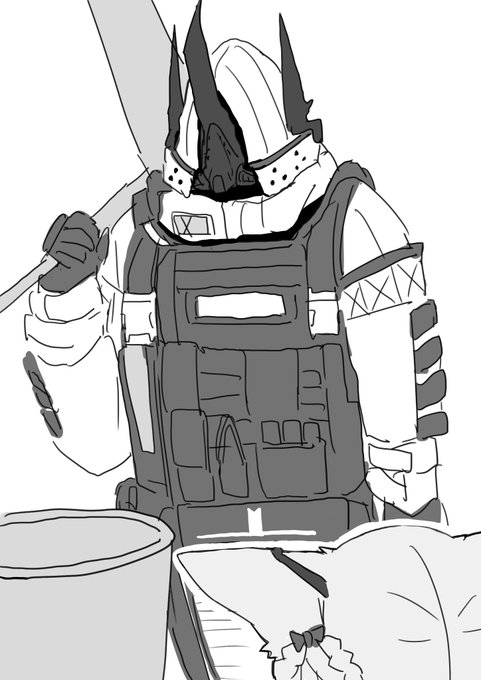 餅つき大会に呼ばれたマドロック 