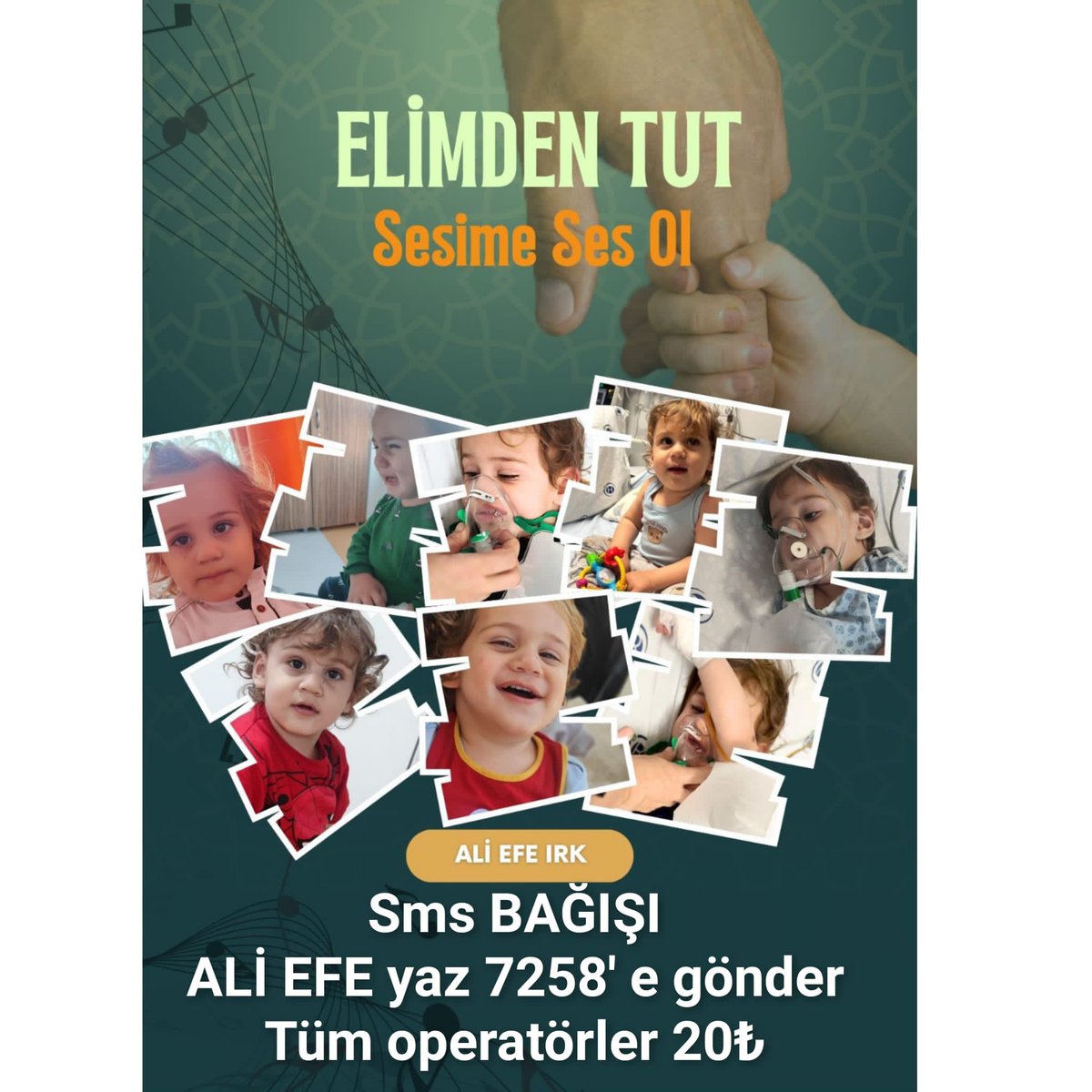 Ali Efe yavrumuza şifalar niyaz ediyorum.