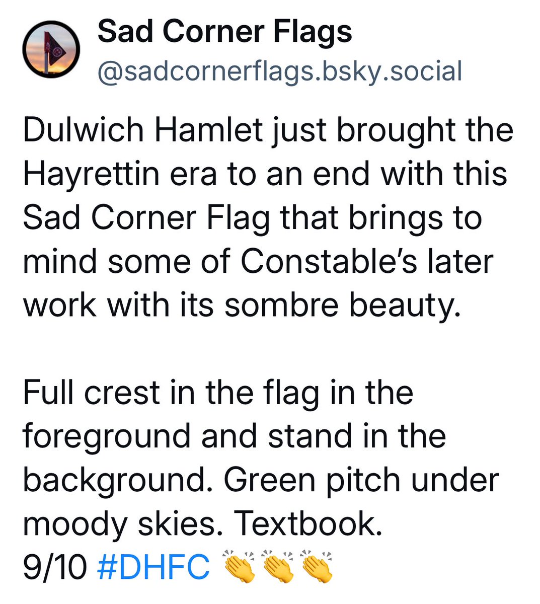 Dulwich Hamlet 
#DHFC