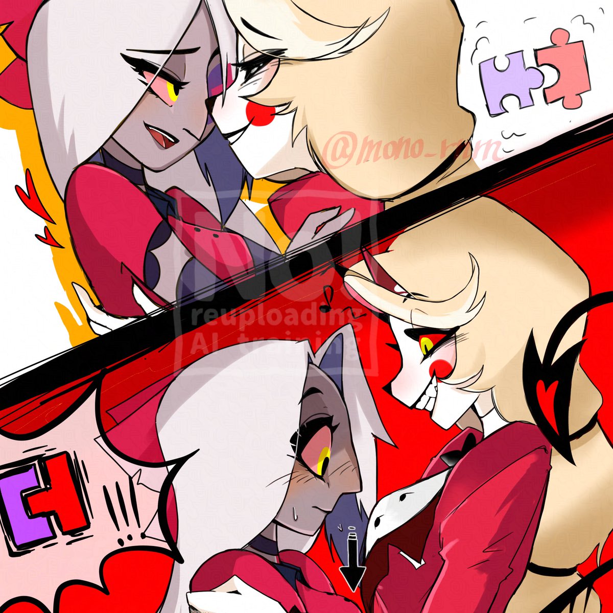 #chaggie #HazbinHote 😋