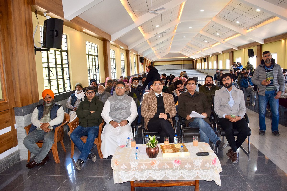 Information & PR, Poonch (@dicpoonch) on Twitter photo District Development Commissioner Poonch, Vikas Kundal presided over Mission YUVA (Udyam Jagriti) 2nd Awareness Campaign in panchayat Dagwar organised by DECC in collaboration with RDD Department
<a href="/diprjk/">Information & PR, J&K</a> District Development Commissioner Poonch, Vikas Kundal presided over Mission YUVA (Udyam Jagriti) 2nd Awareness Campaign in panchayat Dagwar organised by DECC in collaboration with RDD Department
<a href="/diprjk/">Information & PR, J&K</a>