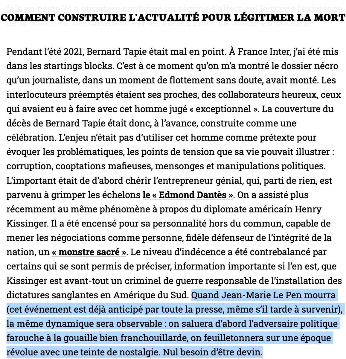 « Nul besoin d'être devin. »

Article publié dans les colonnes des camarades de <a href="/lundimat1/">lundimatin</a>, le 12 février 2024. On sait que ça va arriver, mais ça reste quand même choquant de l'avoir sous les yeux.