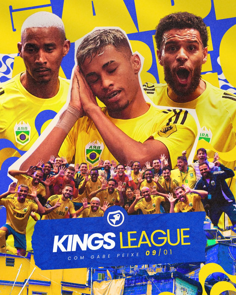 Estamos fazendo as WP da Kings League!Dia 09/01 - 14:00 hrs - rts humildes ❤️