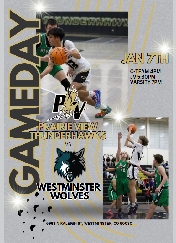Your Prairie View Thunderhawks are back in action against the Westminster Wolves tonight in Westminster.📷Cred - Dilay Fikir