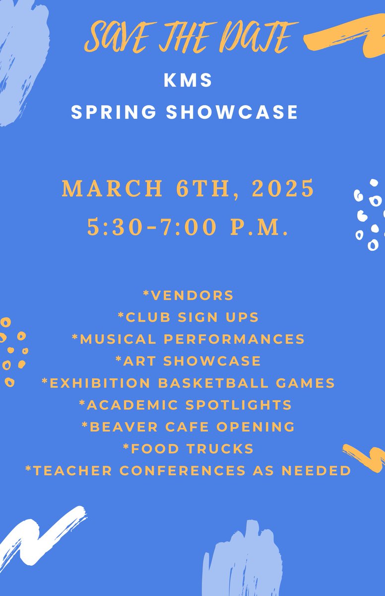 Karns Middle School (@karns_middle) on Twitter photo Please save the date for our 1st annual KMS Spring Showcase! If you are a vendor and are interested in setting up for this event, please email karyn.lee@knoxschools.org. There is a $40 set up fee that will go to the school. We hope to see our rising 6th grade families too! Please save the date for our 1st annual KMS Spring Showcase! If you are a vendor and are interested in setting up for this event, please email karyn.lee@knoxschools.org. There is a $40 set up fee that will go to the school. We hope to see our rising 6th grade families too!