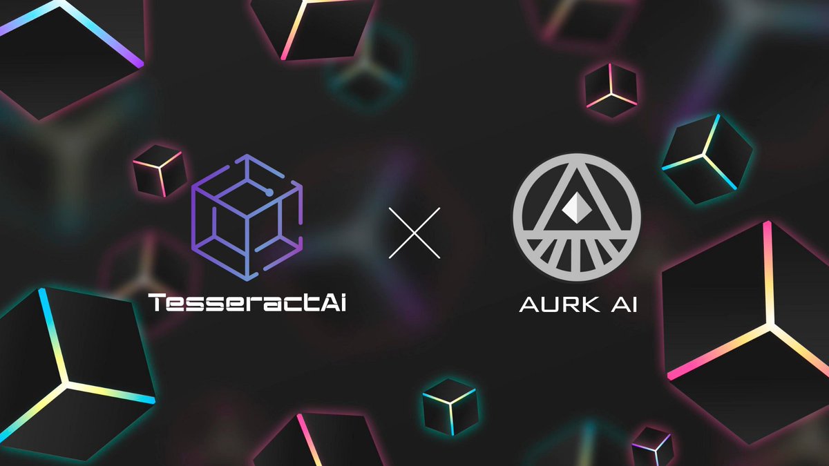 Tesseract_AI's tweet photo. We are thrilled to unveil our new strategic partnership with Aurk AI, a decentralized platform that empowers users to create, deploy, and monetize AI models without requiring extensive technical expertise. Built on the Ethereum blockchain, Aurk AI harnesses the power of artificial intelligence (AI) and blockchain technology to provide a secure, accessible, and transparent ecosystem for innovation.

Aurk AI envisions a world where AI is democratized and available to everyone, enabling both individuals and organizations to tackle real-world problems with cutting-edge AI solutions. By combining AI with blockchain, Aurk delivers a secure, equitable, and future-proof environment for AI development.

This collaboration with Aurk AI marks a significant step forward in our AI journey with $TSAI, unlocking new possibilities and opportunities for our community. Together, $TSAI and $AURK are committed to pushing the boundaries of innovation, providing unparalleled resources for Web3 enthusiasts.

Stay tuned for more exciting updates as we continue to redefine the future of AI and blockchain.

$TSAI 🤝 $AURK

🔻Learn More $AURK:
Website: https://t.co/2HhdTfXkw9
Twitter: https://t.co/cDefGce7Bf
Tg: https://t.co/cu4j7pdkww