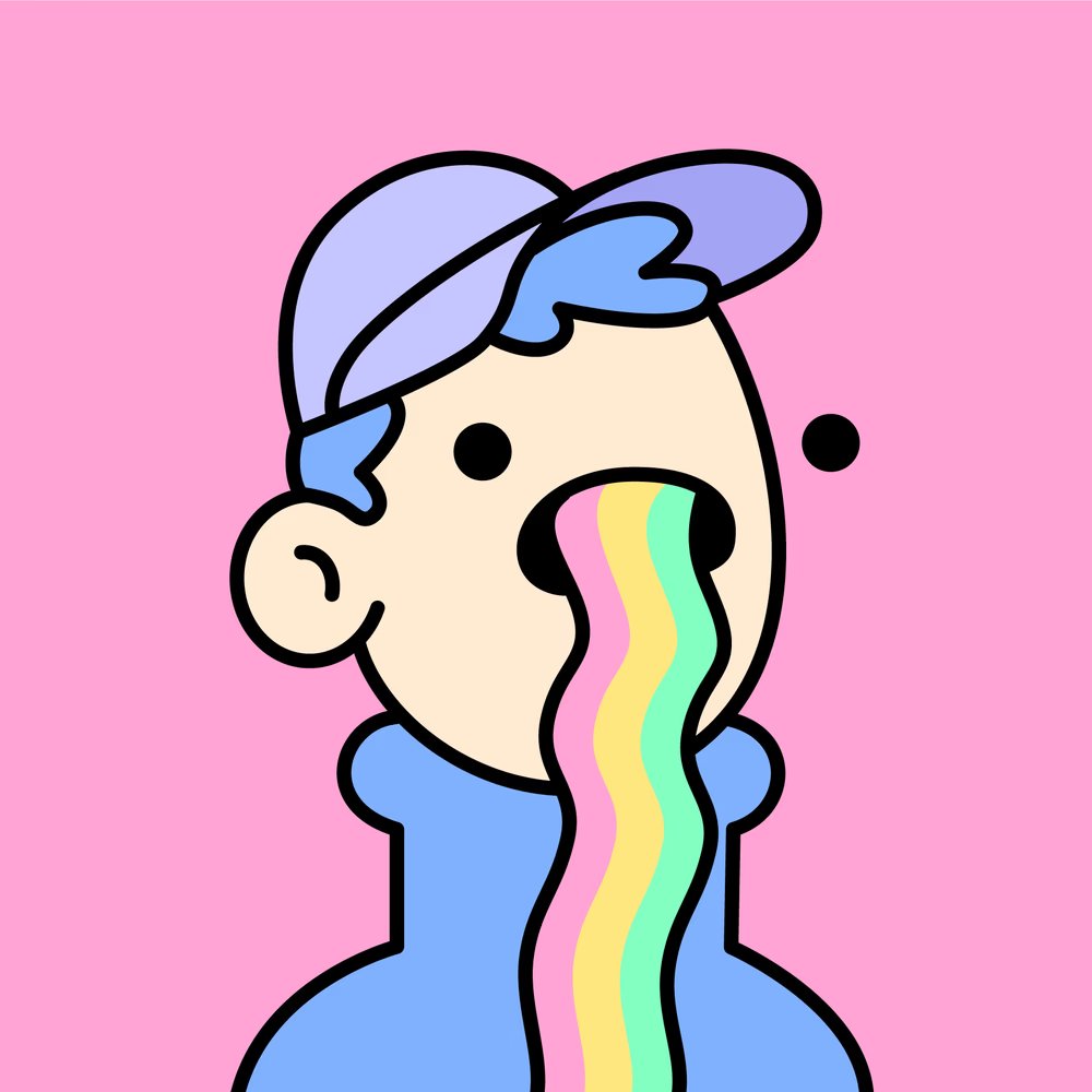 Thank you all for the amazing vibes and support for Yaypes' art! This collection was created with love and deep admiration for many iconic NFT collections.

One of my favorite traits is Rainbow_Puke, a clear nod to the incredible work of <a href="/burnttoast/">burnt toast</a> at <a href="/doodles/">doodles</a>. 🌈🤮