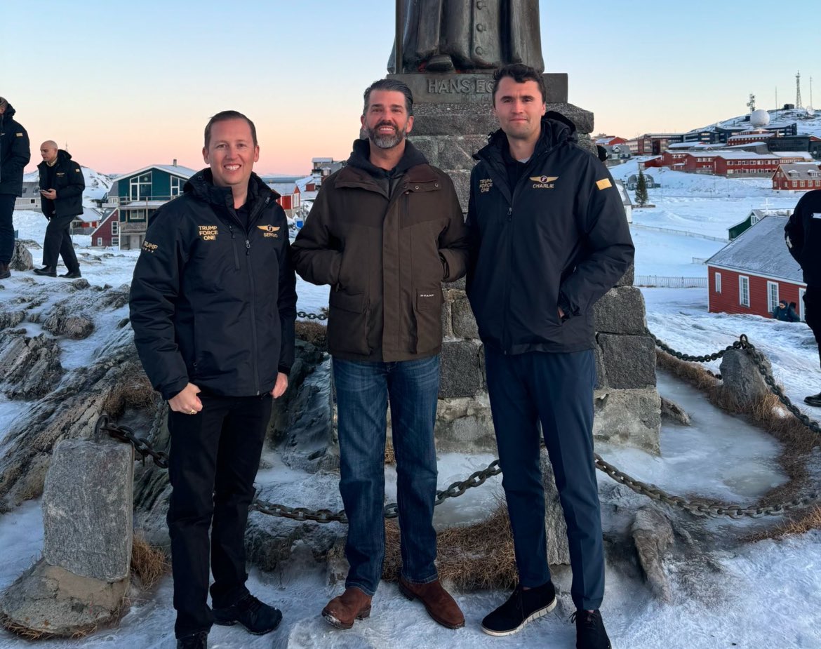 Art Candee 🍿🥤 (@artcandee) on Twitter photo Nobody elected these clowns and they shouldn’t be going over to Greenland to discuss a hostile takeover.
Clown. Show. Nobody elected these clowns and they shouldn’t be going over to Greenland to discuss a hostile takeover.
Clown. Show.