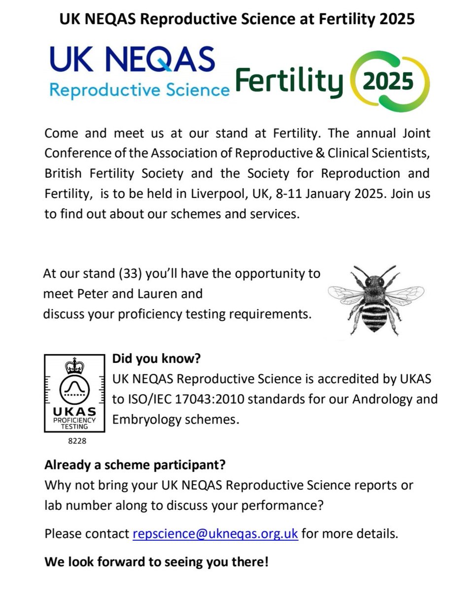 UK NEQAS Reproductive Science tweet media