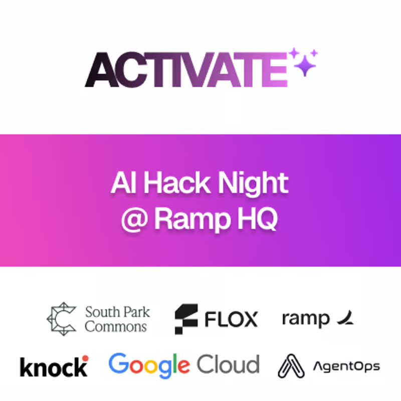 Flox (@floxdevelopment) on Twitter photo NYC devs: Join us next week for an AI Hack Night at @ Ramp HQ
π
January 14, 6-9 PM
π Ramp HQ, New York
πDemos, giveaways and hacking with amazing sponsors: <a href="/tryramp/">Ramp</a> <a href="/googlecloud/">Google Cloud</a> <a href="/agentopsAI/">AgentOps ποΈ</a> <a href="/floxdevelopment/">Flox</a> <a href="/knocklabs/">Knock</a> <a href="/southpkcommons/">South Park Commons</a>
Link below! NYC devs: Join us next week for an AI Hack Night at @ Ramp HQ
π
January 14, 6-9 PM
π Ramp HQ, New York
πDemos, giveaways and hacking with amazing sponsors: <a href="/tryramp/">Ramp</a> <a href="/googlecloud/">Google Cloud</a> <a href="/agentopsAI/">AgentOps ποΈ</a> <a href="/floxdevelopment/">Flox</a> <a href="/knocklabs/">Knock</a> <a href="/southpkcommons/">South Park Commons</a>
Link below!