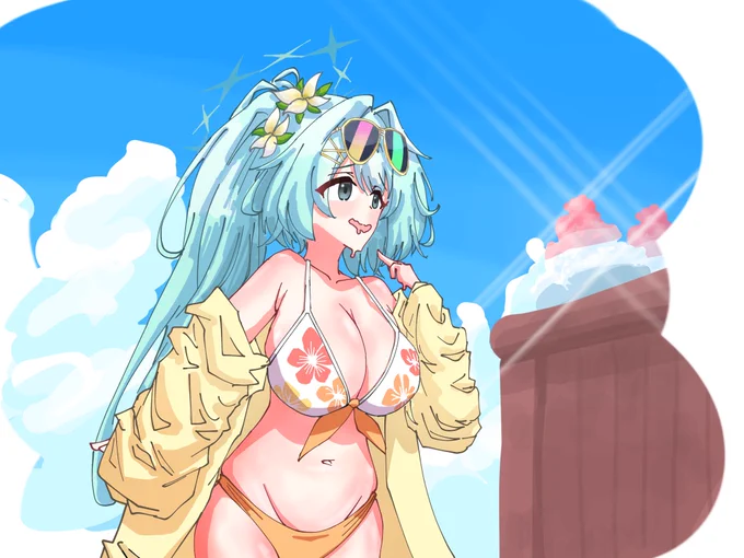 ヒヨリ誕生日おめでとう!!!!今日夜に新しく描くから今は再掲で許してね!!! 