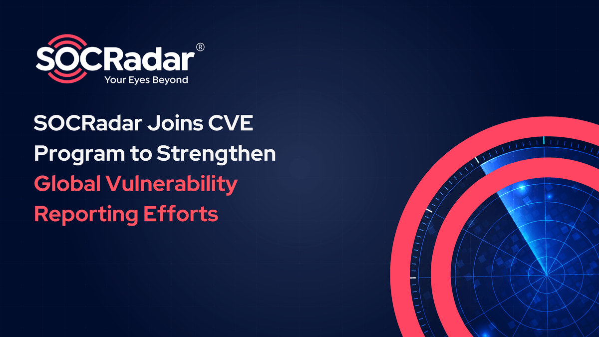 socradar's tweet image. 🚨 Big news! SOCRadar has joined the CVE Program!
This milestone strengthens our mission to enhance global vulnerability reporting and protect organizations worldwide from emerging threats.
📖 Learn more: socradar.io/press_release/… 
#CVEProgram #CyberSecurity…