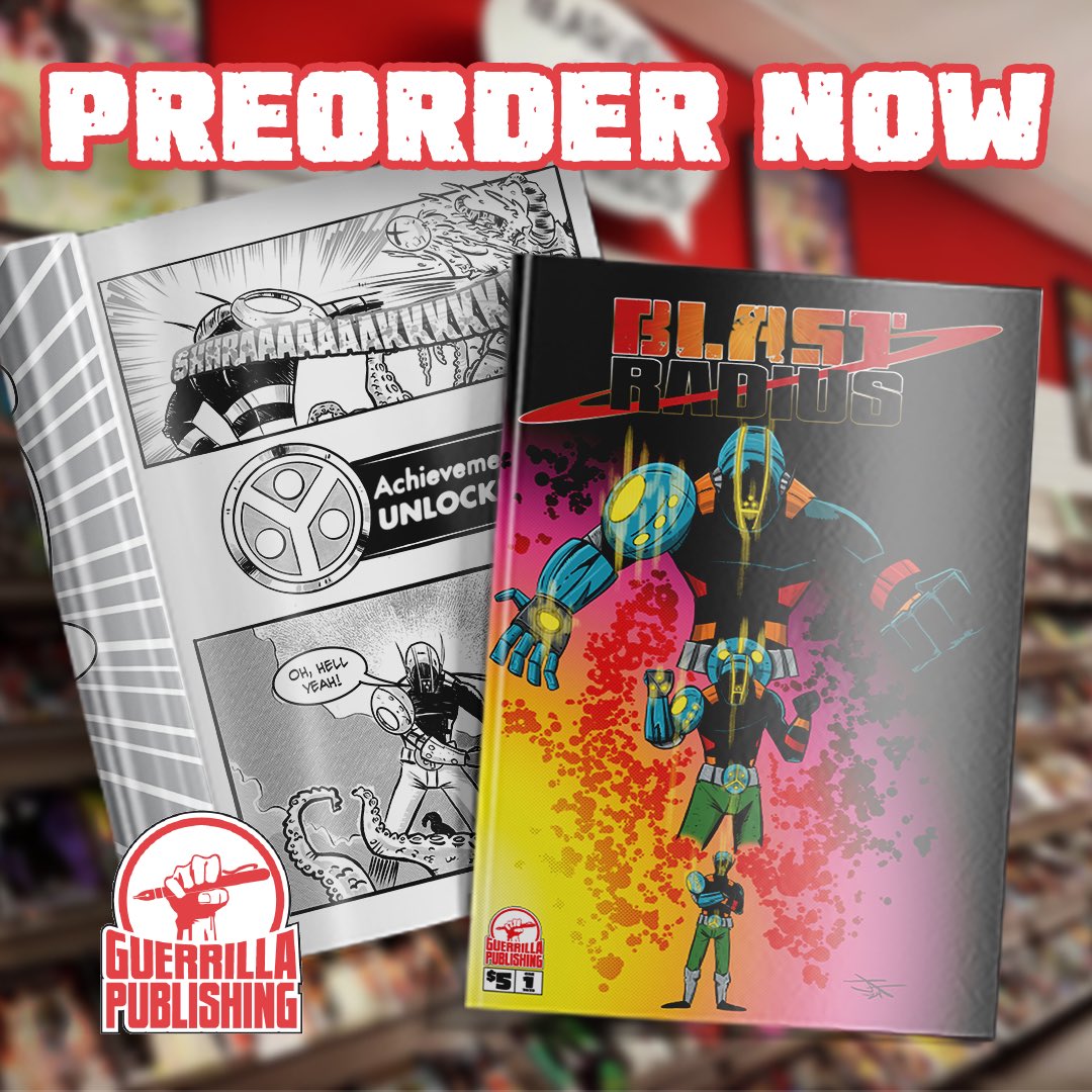 Guerrilla_Pub's tweet image. Catch J. Adam Farster at the Guerrilla Publishing booth on Saturday, Feb 15th!
#NWIComicCon #BlastRadius #KaijuAdventure #ComicsCoffeeChaos #ComicCreator #IndieComics #GuerrillaPublishing #ArtBookRelease #ComicDebut #SupportIndieCreators