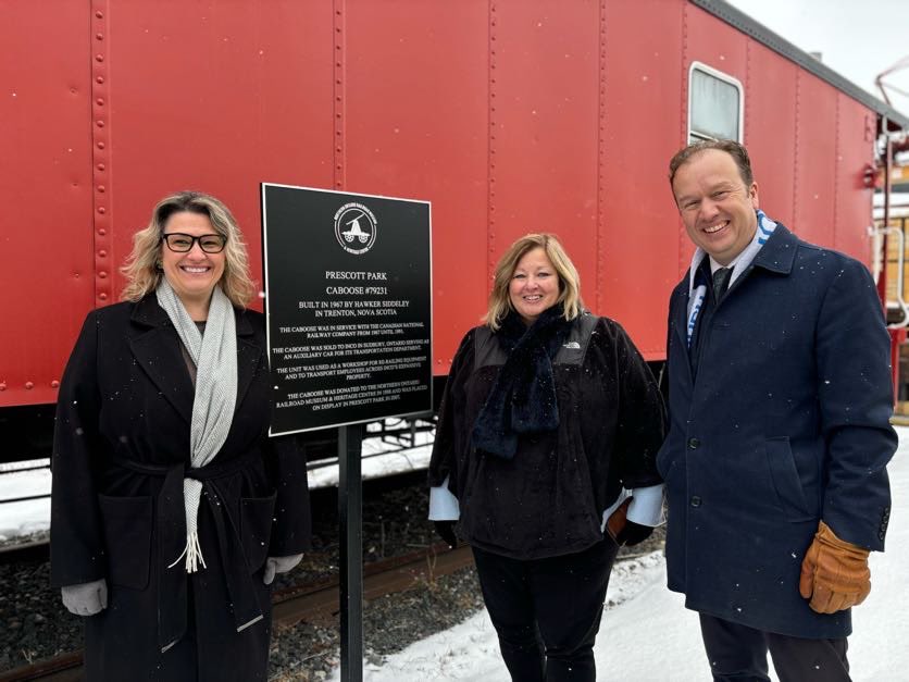 LisaThompsonPC's tweet image. While in the @GreaterSudbury area, together with Mayor Lefebvre and Councillor Labbee, we visited the Northern Heritage Railroad Museum in #Capreol to see 1st hand the ‘roi’ of our govt’s #RuralEconomicDevelopment funding. It is a tremendous must-see stop when in the area!