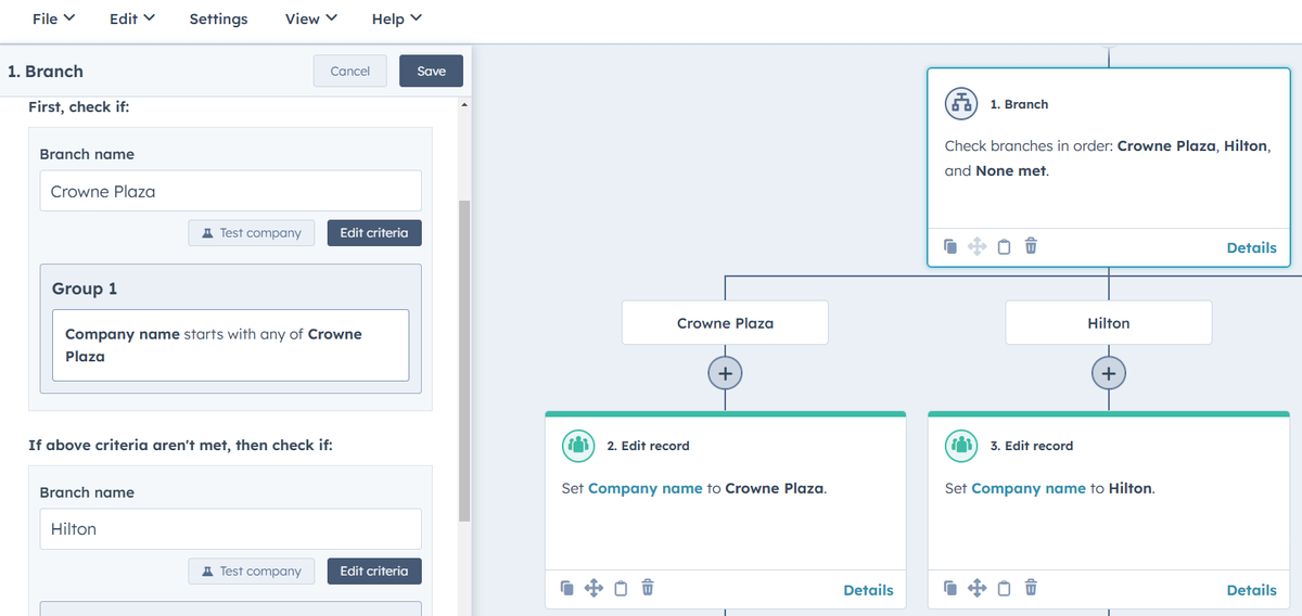 Struggling with chains in HubSpot? 🤔

Here’s how to simplify:
1️⃣ Add a "Chain Name" property for all locations.
2️⃣ Automate workflows to populate it.
3️⃣ Detect duplicates with <a href="/koalify_data/">Koalify</a>🐨.
4️⃣ Merge matching companies automatically.

How do you handle chains in #HubSpot? 💡
