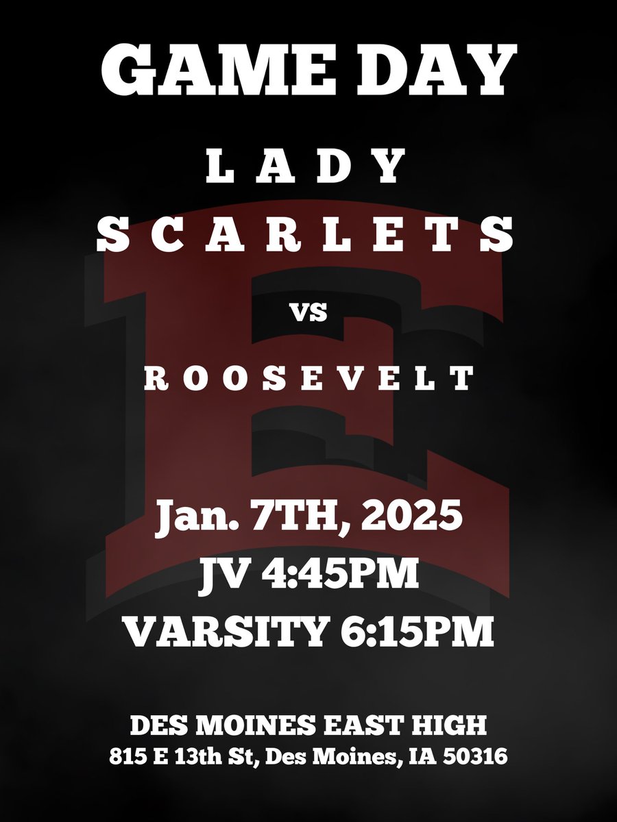 DSM East High Scarlets Girls Basketball tweet media