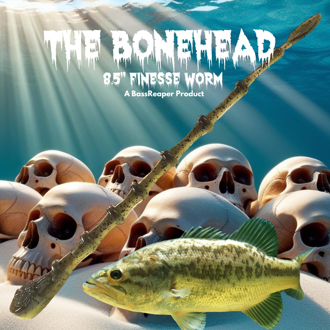 Another new product release. The Bonehead 8.5" finesse/shaky head worm.