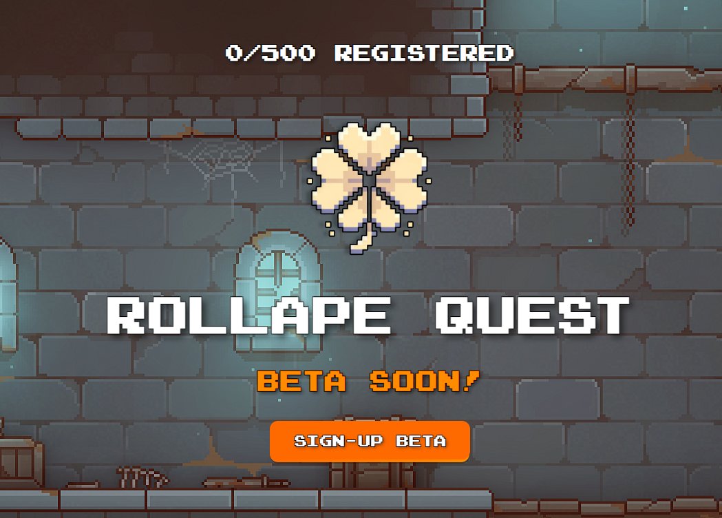 RollapeQuest's tweet photo. 🟢Sign-up Beta now and be among the first 500 participants! Don’t miss your chance to be part of something amazing! @dymension 

https://t.co/P9Q9E6cQWO https://t.co/ZsY3RRphAb