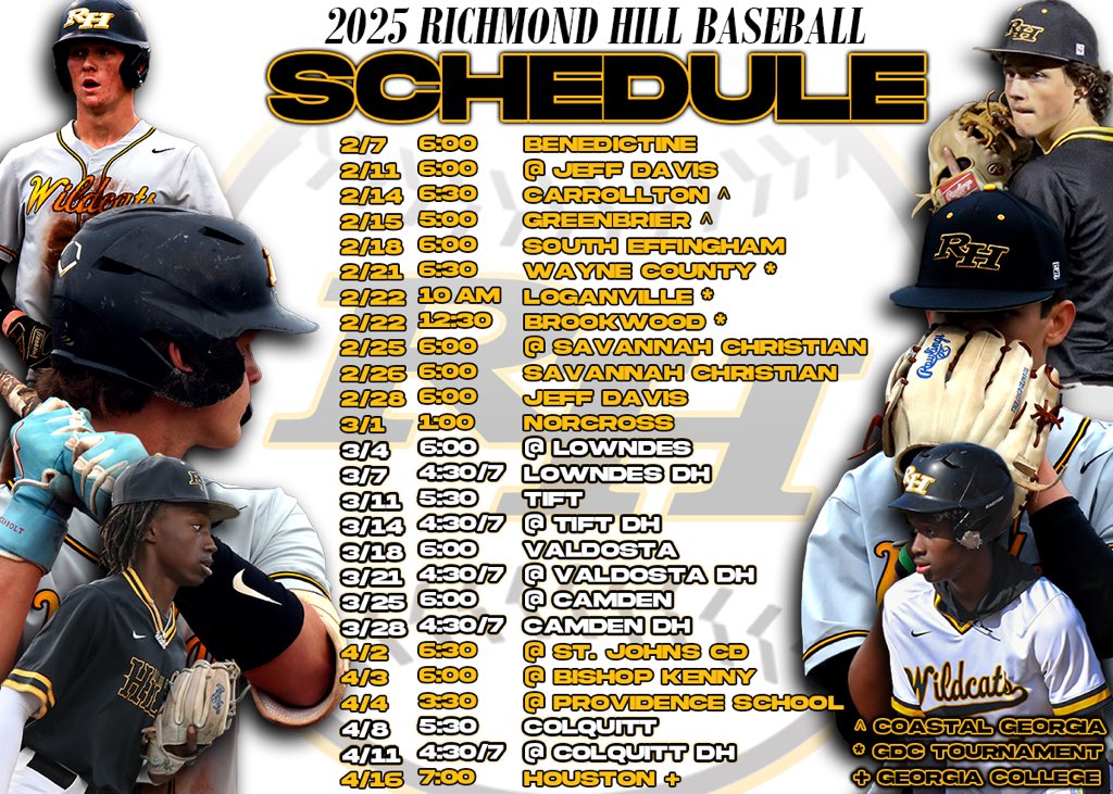 Richmond Hill Wildcat Baseball (@rh_wildcat_base) on Twitter photo 