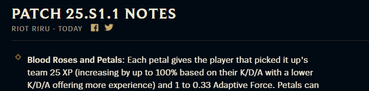 You get more XP based on your KDA????