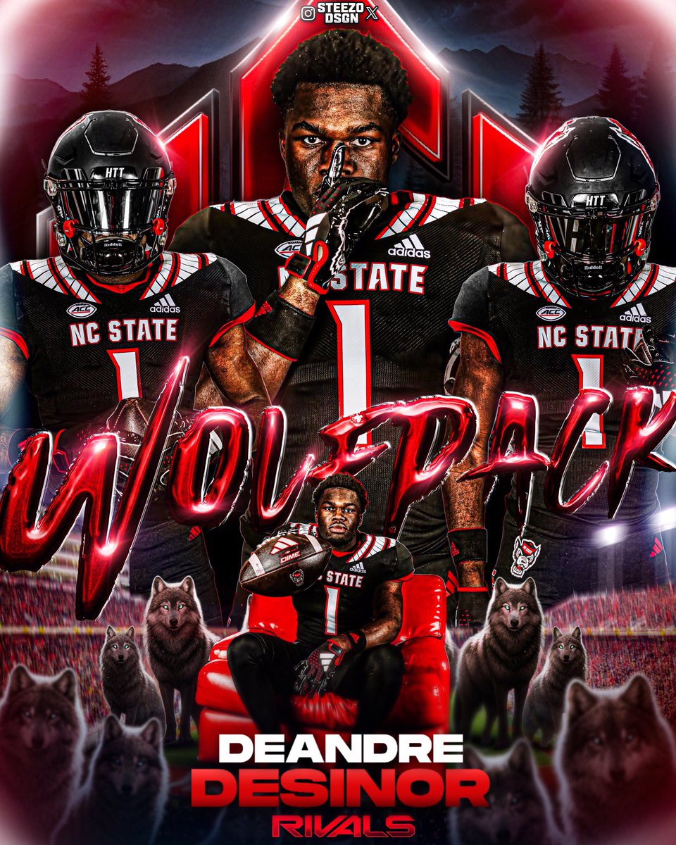 Steezo (@steezodsgn) on Twitter photo BREAKING: Class of 2025 RB Deandre Desinor ( <a href="/1deandredesinor/">Deandre Desinor</a> ) has flipped his commitment from West Virginia to NC State he tells me.
-
Deandre Desinor is a 5’10 (180 LBS) Running Back out of Delray Beach, FL. With a total of 40+ offers Deandre had been committed to WVU since BREAKING: Class of 2025 RB Deandre Desinor ( <a href="/1deandredesinor/">Deandre Desinor</a> ) has flipped his commitment from West Virginia to NC State he tells me.
-
Deandre Desinor is a 5’10 (180 LBS) Running Back out of Delray Beach, FL. With a total of 40+ offers Deandre had been committed to WVU since