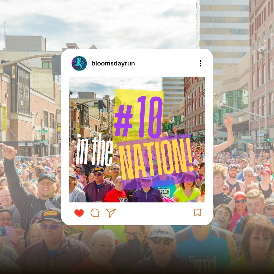 Bloomsday was ranked #12 in 2023, and thanks to YOU, we’ve moved up to #10 in 2024 - all while remaining #1 on the West Coast! To every runner, volunteer, and spectator: you make Bloomsday extraordinary. To read the full report visit: bit.ly/3W9IaNM #bloomsdayrun