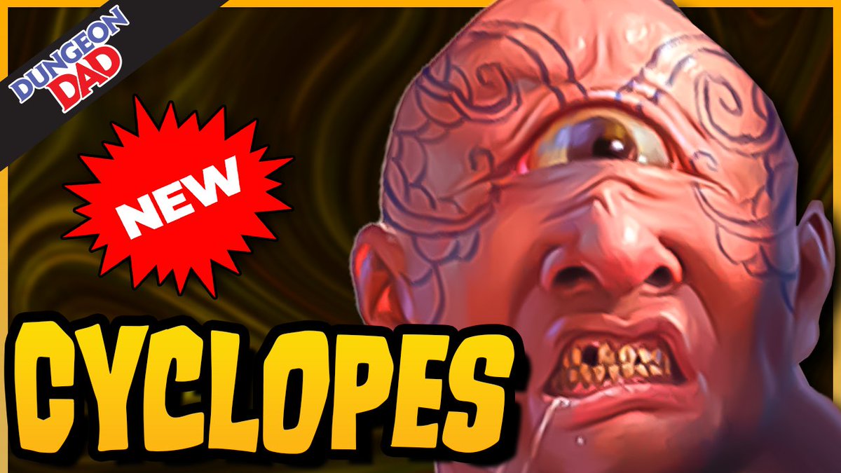 Big video today folks! <a href="/Wizards_DnD/">Dungeons & Dragons</a> sent me a preview for one of the new monsters coming in the 2025 Monster Manual, and I am stoked to show it to you! 

We're talking about the 2025 Cyclopes in today's vid, and it's truly out of sight! 

Link below ⤵️