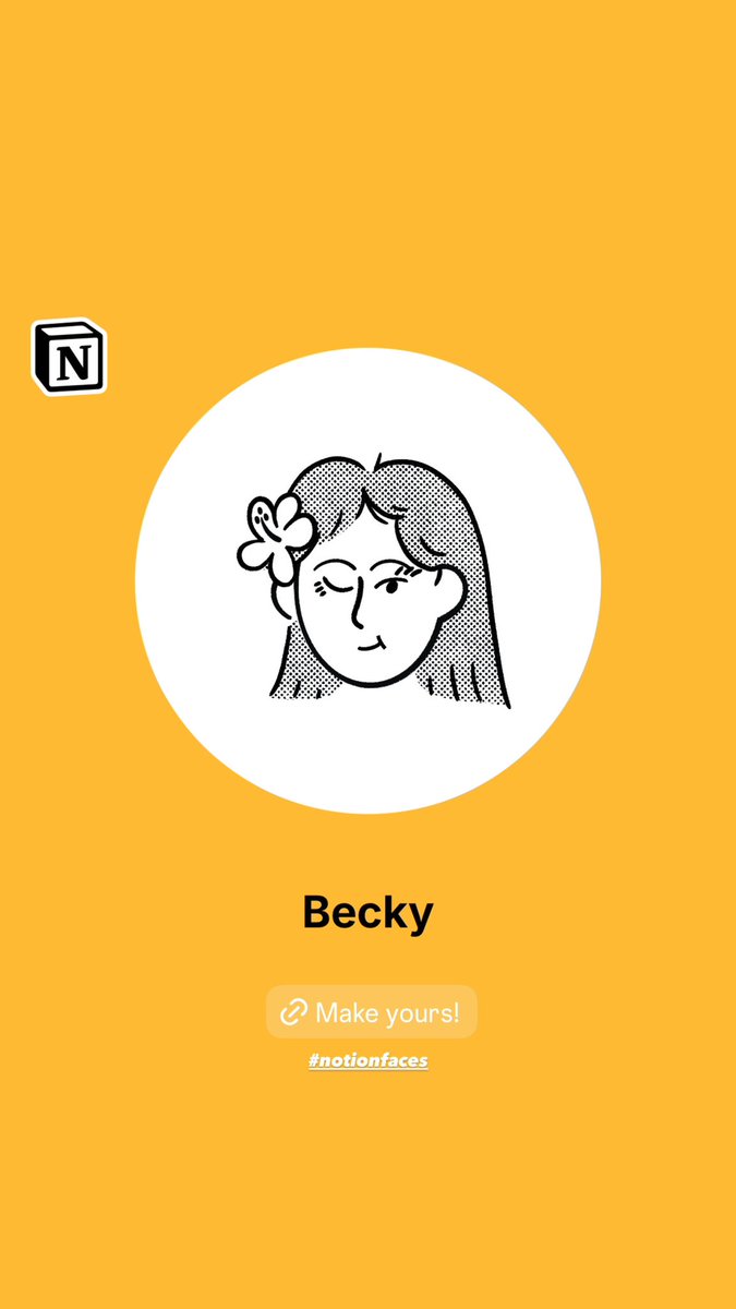 BeckySalman's tweet image. It’s 2025… time to jazz it up #notionfaces