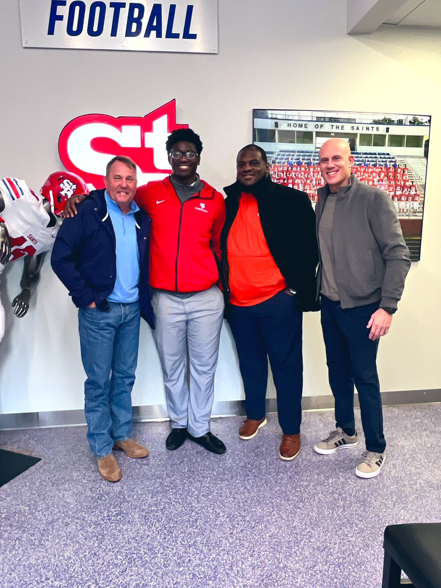 Thank you <a href="/AuburnFootball/">Auburn Football</a> for stopping by to recruit our Saints!