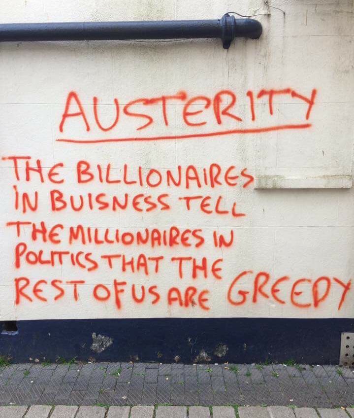 1WhiteRabbitt's tweet image. #Austerity is #ClassWar