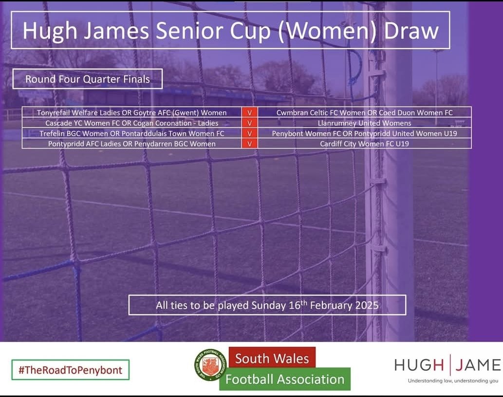 @TonyrefailWelfareLadies (@tonyrefailwelf1) on Twitter photo We're still in the draw, and looking forward to Sundays rescheduled game v <a href="/GoytreFC/">Goytre Football Club</a> ladies to see who goes through.
Good luck to both sides 💪⚽️
<a href="/AdranWales/">Adran Wales</a> <a href="/allfootball_af/">All Football Events</a> <a href="/AllWalesSport/">All Wales Sport</a> <a href="/SportRCT/">Chwaraeon RhCT | Sport RCT</a> <a href="/FootyWelsh98012/">Adran & SWWGL 👀</a> We're still in the draw, and looking forward to Sundays rescheduled game v <a href="/GoytreFC/">Goytre Football Club</a> ladies to see who goes through.
Good luck to both sides 💪⚽️
<a href="/AdranWales/">Adran Wales</a> <a href="/allfootball_af/">All Football Events</a> <a href="/AllWalesSport/">All Wales Sport</a> <a href="/SportRCT/">Chwaraeon RhCT | Sport RCT</a> <a href="/FootyWelsh98012/">Adran & SWWGL 👀</a>