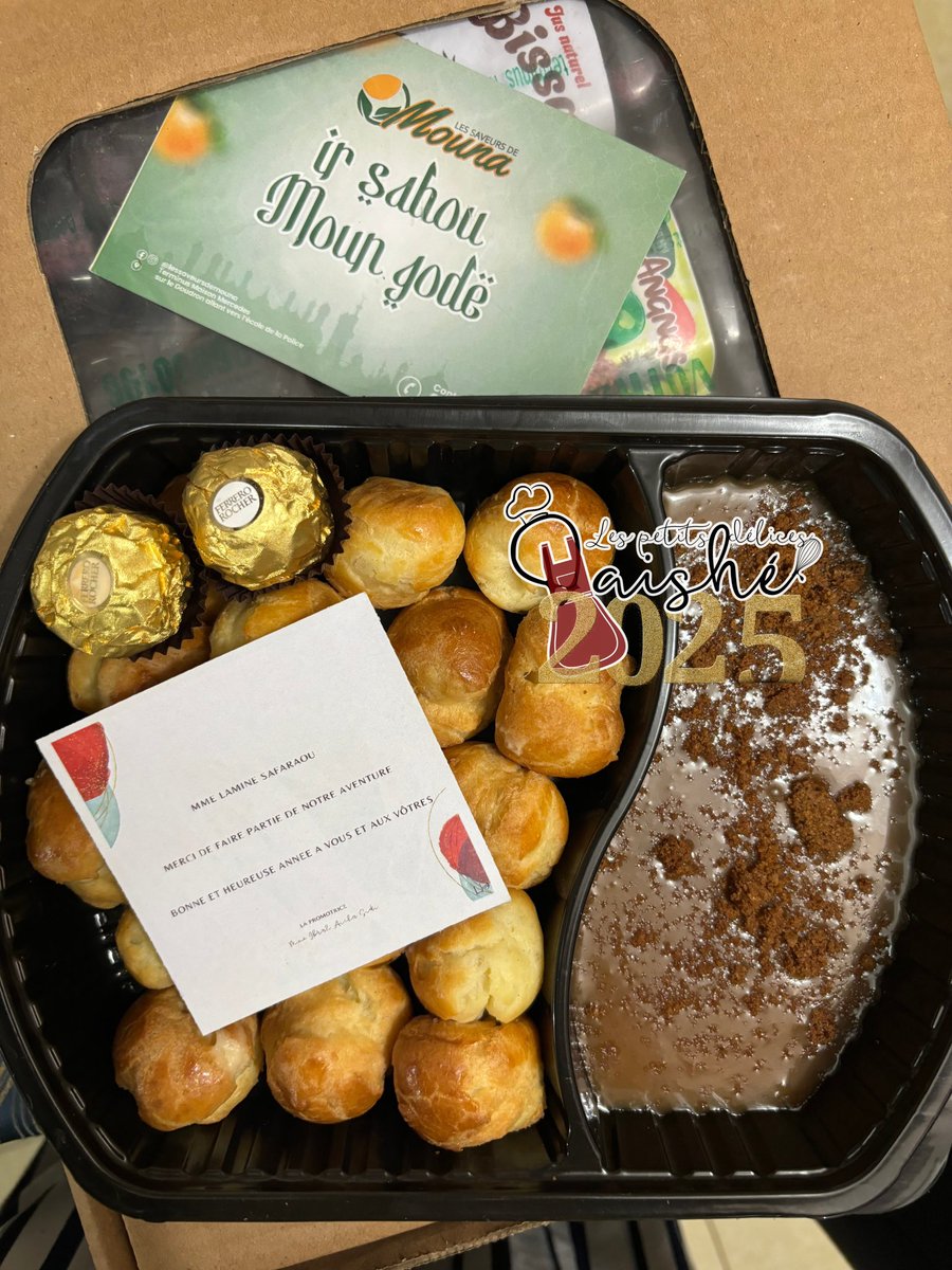 Depuis le début de cette aventure vous avez été nombreux à me soutenir, et je profite ces premières semaines de 2025 pour vous dire MERCI ♥️

Nos coffrets cadeaux continueront les semaines à venir 🫶🏽

On vous aime et on vous le montrera 😉

#unezinderoisequipâtisseetteam