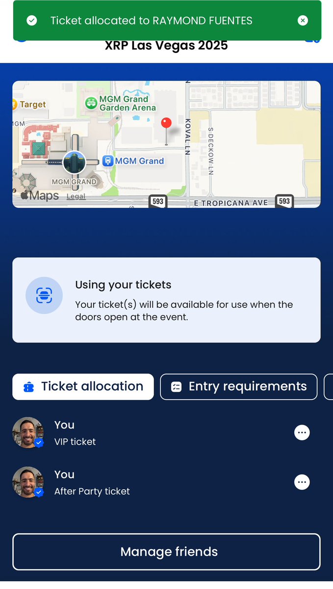 rayfuentes (@rayfuentesio) on Twitter photo Just secured my VIP ticket to #XRPLasVegas2025 with <a href="/TwotixxOfficial/">Twotixx (Official)</a>! Thrilled to learn from top FinTech leaders and interview innovators from the global #XRPFamily. Huge shoutout to <a href="/DigPerspectives/">Digital Perspectives</a> & @MrsBakkup1 for what promises to be an unforgettable event. Let’s go! 🚀🌝 Just secured my VIP ticket to #XRPLasVegas2025 with <a href="/TwotixxOfficial/">Twotixx (Official)</a>! Thrilled to learn from top FinTech leaders and interview innovators from the global #XRPFamily. Huge shoutout to <a href="/DigPerspectives/">Digital Perspectives</a> & @MrsBakkup1 for what promises to be an unforgettable event. Let’s go! 🚀🌝