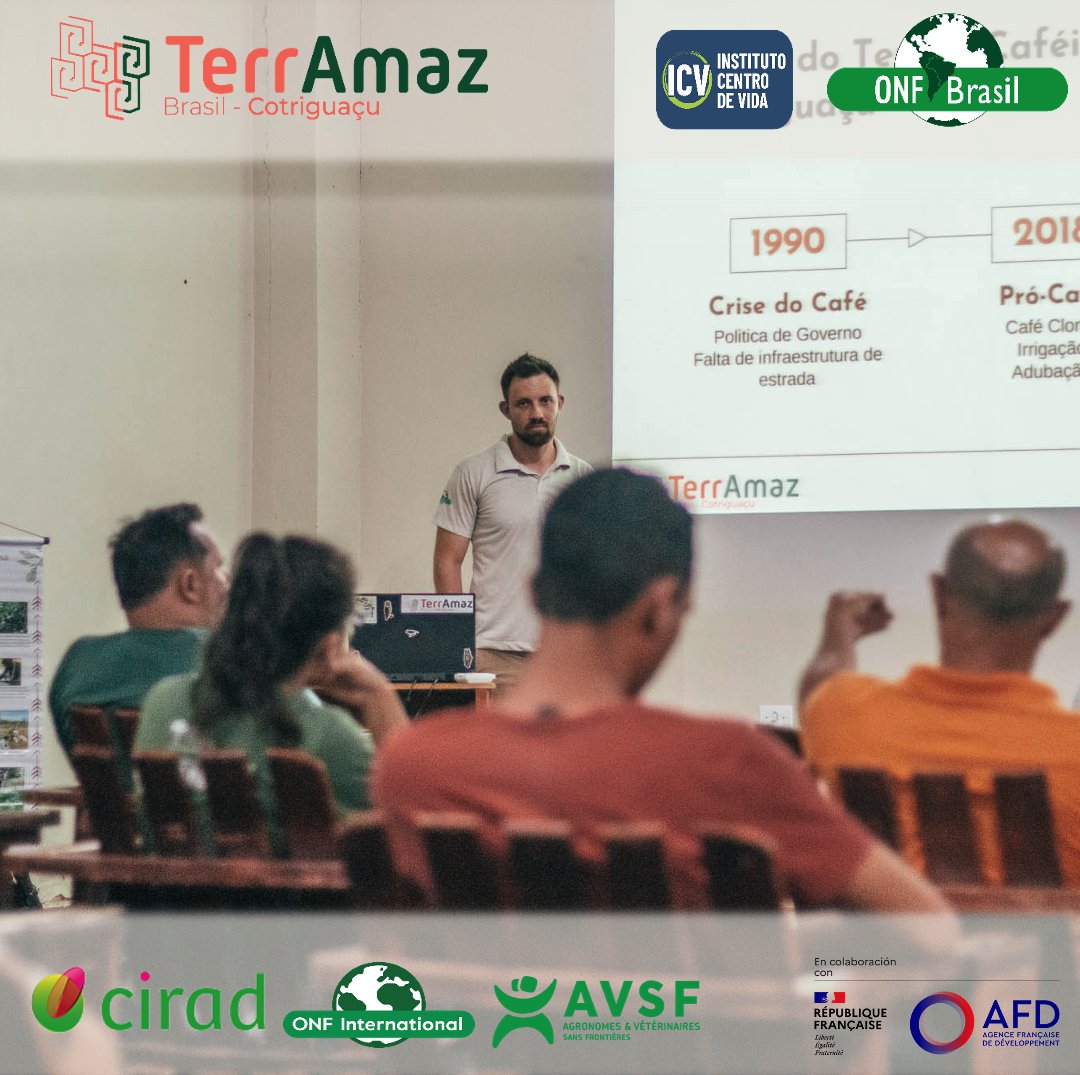 TerrAmaz participou das festividades de Cotriguaçu apresentando os resultados finais do projeto. Os diferentes atores locais puderam conhecer as inovações realizadas para a transição agrícola em sistemas silvipastoris e agroflorestais com café.