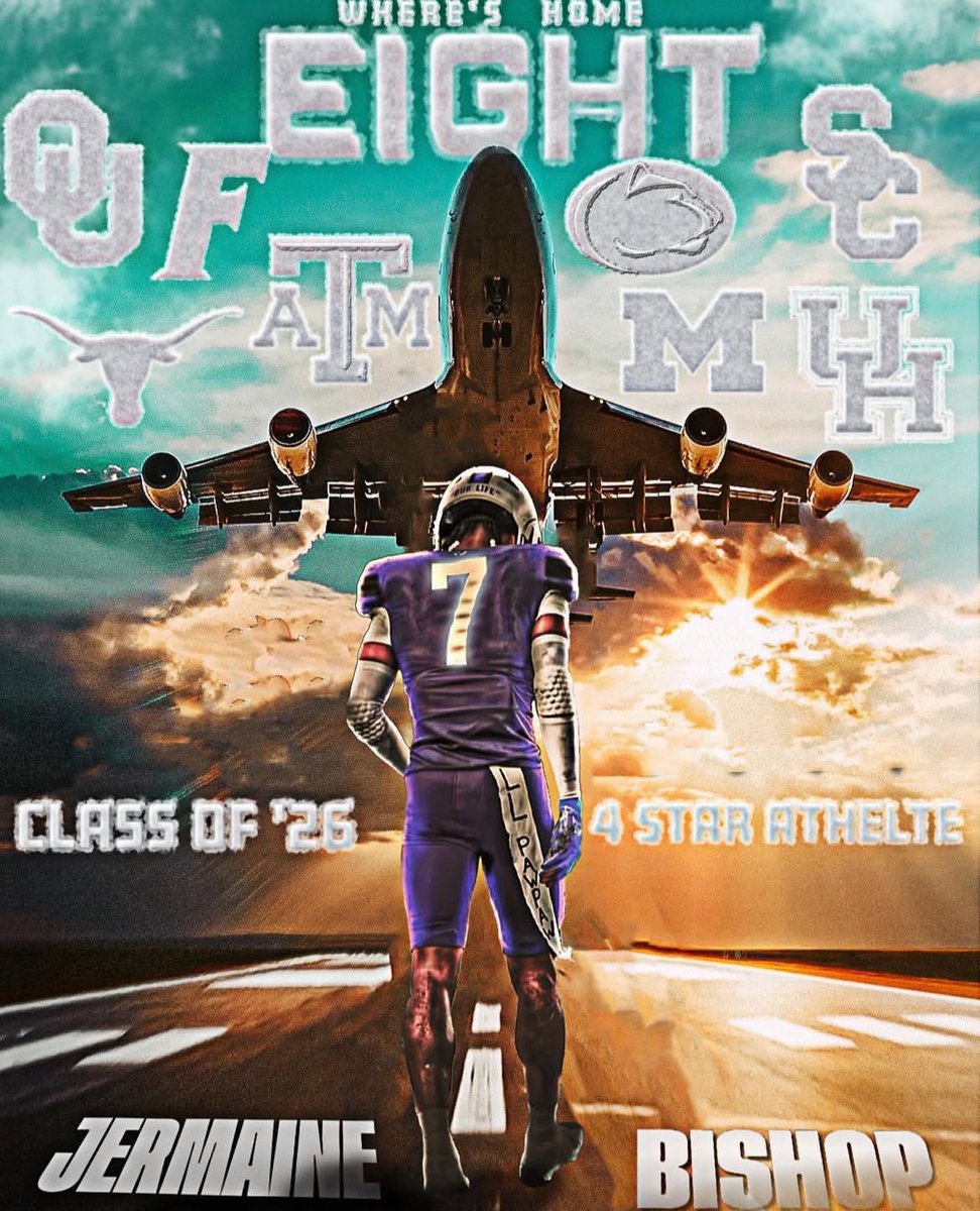 DEFCON 1 TEXAS 7v7 (@defcontx7v7) on Twitter photo Congrats <a href="/MaxPreps/">MaxPreps</a> All-American 1st team offense | 2026, ATH- Jermaine Bishop Jr. <a href="/B6Jermaine/">Jermaine Bishop Jr</a>
Top 8️⃣⬇️
<a href="/TexasFootball/">Texas Football</a>
<a href="/AggieFootball/">Texas A&M Football</a>
<a href="/uscfb/">USC Football ✌️</a>
<a href="/GatorsFB/">Florida Gators Football</a>
<a href="/SoonerFootball/">Sooner Football</a>
<a href="/UHCougarFB/">Houston Football</a>
<a href="/UMichFootball/">Michigan Football</a>
<a href="/PennStateFball/">Penn State Football</a> Congrats <a href="/MaxPreps/">MaxPreps</a> All-American 1st team offense | 2026, ATH- Jermaine Bishop Jr. <a href="/B6Jermaine/">Jermaine Bishop Jr</a>
Top 8️⃣⬇️
<a href="/TexasFootball/">Texas Football</a>
<a href="/AggieFootball/">Texas A&M Football</a>
<a href="/uscfb/">USC Football ✌️</a>
<a href="/GatorsFB/">Florida Gators Football</a>
<a href="/SoonerFootball/">Sooner Football</a>
<a href="/UHCougarFB/">Houston Football</a>
<a href="/UMichFootball/">Michigan Football</a>
<a href="/PennStateFball/">Penn State Football</a>