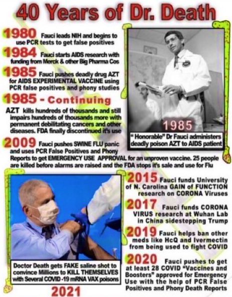 liz_churchill10's tweet image. 40 years of this nightmare. 
ARREST DR. FAUCI 🔥🔥🔥