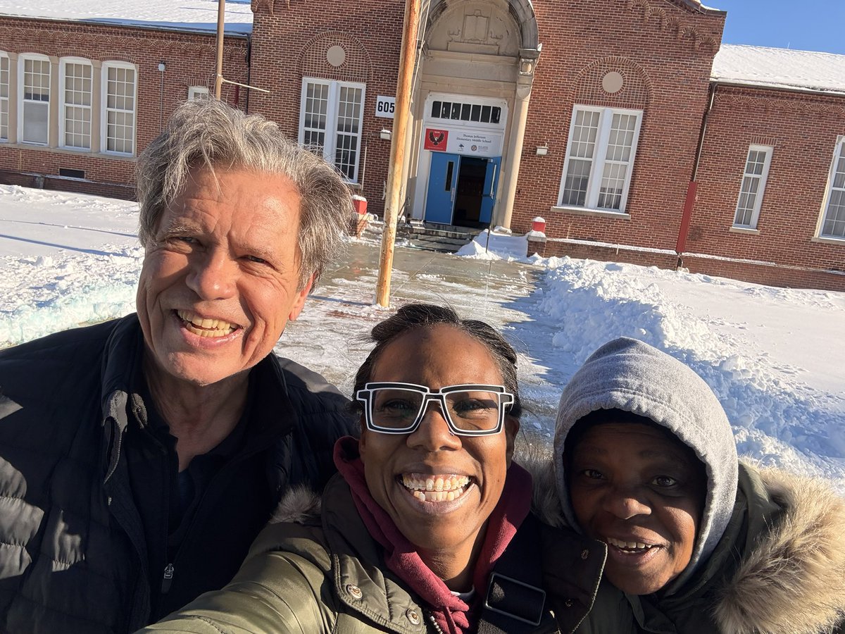 Thank you so much to our neighbor, Mr. Mitchell, for helping us shovel our walkways today! Community support to help get our students back in school! <a href="/BaltCitySchools/">Baltimore City Public Schools</a>