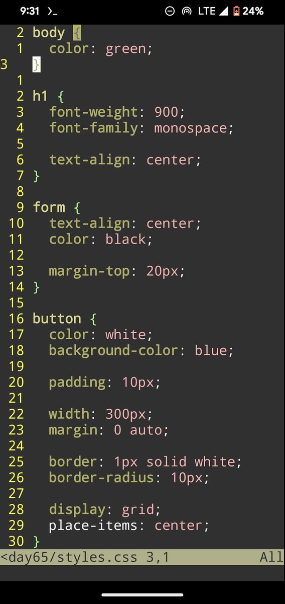 LawsonRedeye's tweet image. Day 65 of #100DaysOfGolang - Exploring CSS Selectors!
Here’s what I learned today:
-IDs have the highest specificity but are hard to debug. Best for URL fragments, not styling.
-Classes are reusable, easier to debug, and ideal for styling.
Built a landing page (mock sign-up form)