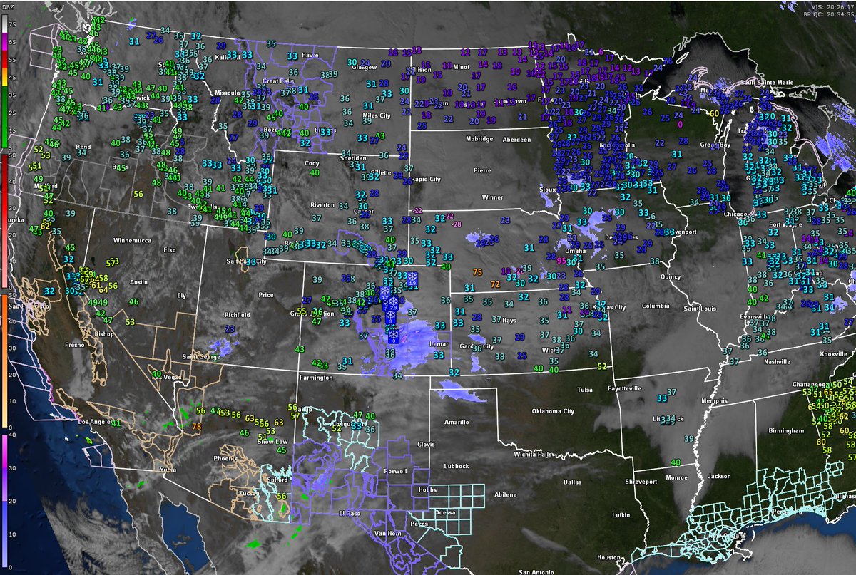 AH_Status's tweet image. It is now possible to select Road Temperature in the Custom Mesonet feeds.
We are troubleshooting the erroneous numbers which appear to be due to the reporting site using Fahrenheit instead of Celsius. Nebraska seems to be egregious at mixing the two units so we'll need to add QC