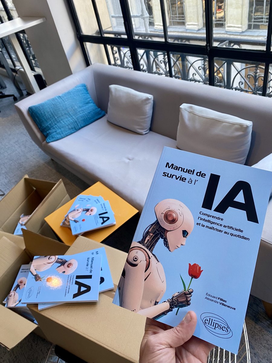 Opinion Act by JIN (@opinion_act) on Twitter photo 🚨👀 La sortie du livre Le Manuel de survie face à l’IA par <a href="/edouard_fillias/">Edouard Fillias</a> et Alexandre Villeneuve (<a href="/referencement/">Alexandre Villeneuve</a>) dans seulement 7 jours !
📍RDV le 14 Janvier 2025 en librairie ou en ligne :
editions-ellipses.fr/accueil/15712-… 🚨👀 La sortie du livre Le Manuel de survie face à l’IA par <a href="/edouard_fillias/">Edouard Fillias</a> et Alexandre Villeneuve (<a href="/referencement/">Alexandre Villeneuve</a>) dans seulement 7 jours !
📍RDV le 14 Janvier 2025 en librairie ou en ligne :
editions-ellipses.fr/accueil/15712-…