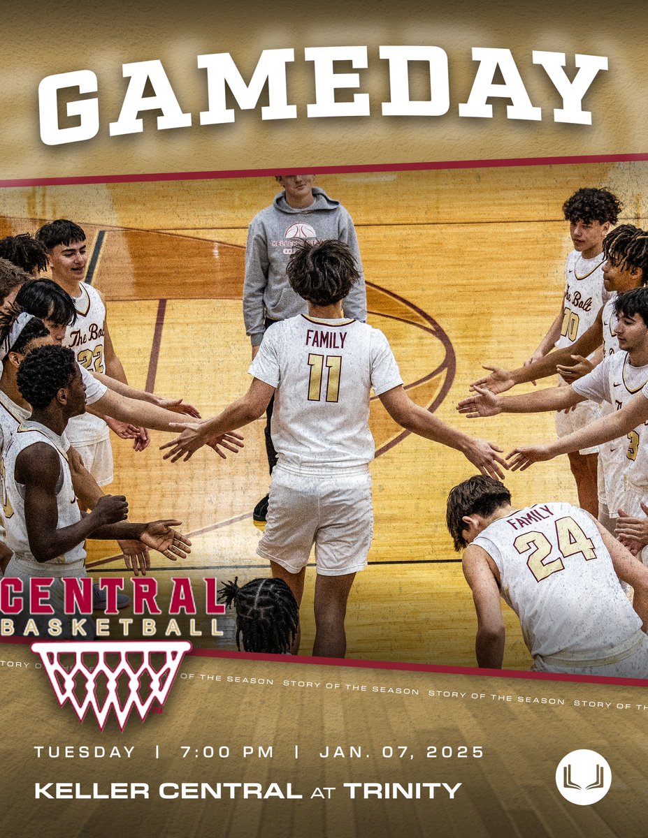 Keller Central Chargers Men's Basketball (@centralhoops) on Twitter photo ⚡️🏀 GAMEDAY vs <a href="/Trinityhoops1/">Euless Trinity Men’s Basketball</a>
📍 Trinity High School
4:30 - JV
5:45 - 9A
7:00 - Varsity
<a href="/KellerISD/">Keller Schools</a> <a href="/KISDAthletics/">Keller ISD Athletics</a> <a href="/KellerCentralHS/">Keller Central HS</a> <a href="/Chargers_CHS/">⚡️Keller Central Athletics⚡️</a> <a href="/CHS_Nation/">CHS Student Section</a> <a href="/chsabc/">CHSABC</a> ⚡️🏀 GAMEDAY vs <a href="/Trinityhoops1/">Euless Trinity Men’s Basketball</a>
📍 Trinity High School
4:30 - JV
5:45 - 9A
7:00 - Varsity
<a href="/KellerISD/">Keller Schools</a> <a href="/KISDAthletics/">Keller ISD Athletics</a> <a href="/KellerCentralHS/">Keller Central HS</a> <a href="/Chargers_CHS/">⚡️Keller Central Athletics⚡️</a> <a href="/CHS_Nation/">CHS Student Section</a> <a href="/chsabc/">CHSABC</a>