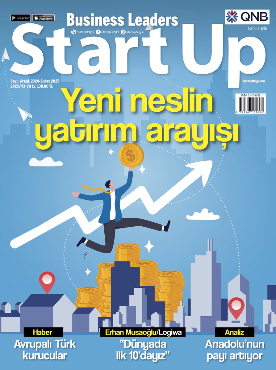 Start up dergisinin yeni sayısında Start Up Profil araştırmasının sonuçlarını sizlerle paylaşıyoruz. Almayı unutmayın <a href="/CapitalDergisi/">Capital</a> <a href="/EkonomistDergi/">Ekonomist Dergisi</a>