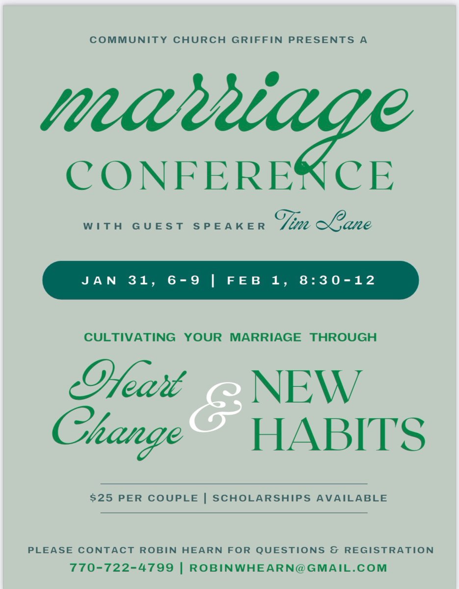 timlane's tweet photo. I am looking forward to presenting some helpful material for couples who are married as well as anyone who is in relationships with others. Most of the relational habits that are important for marriage are relevant for any and all relationships.: https://t.co/GXW6Z2uh0Z https://t.co/adB49OdTTD