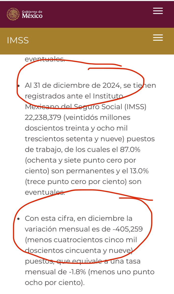 malusita76's tweet image. #empleo
#Excelsa rompiendo récords una vez más, tan sólo en el mes de diciembre destruyó 405,259 empleos, vamos a ver cuáles son las maromas del día de hoy. 🙄