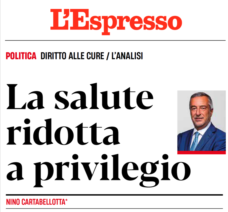 Cartabellotta's tweet photo. Sempre più persone sono costrette a pagare di tasca propria, sino a rinunciare alle cure.
Concretizzando il più crudele dei paradossi: una  Repubblica che abbandona proprio quegli indigenti a cui deve garantire cure gratuite.
#SalviamoSSN 

https://t.co/RcXXyBr6vo https://t.co/rg8fu6VZSx